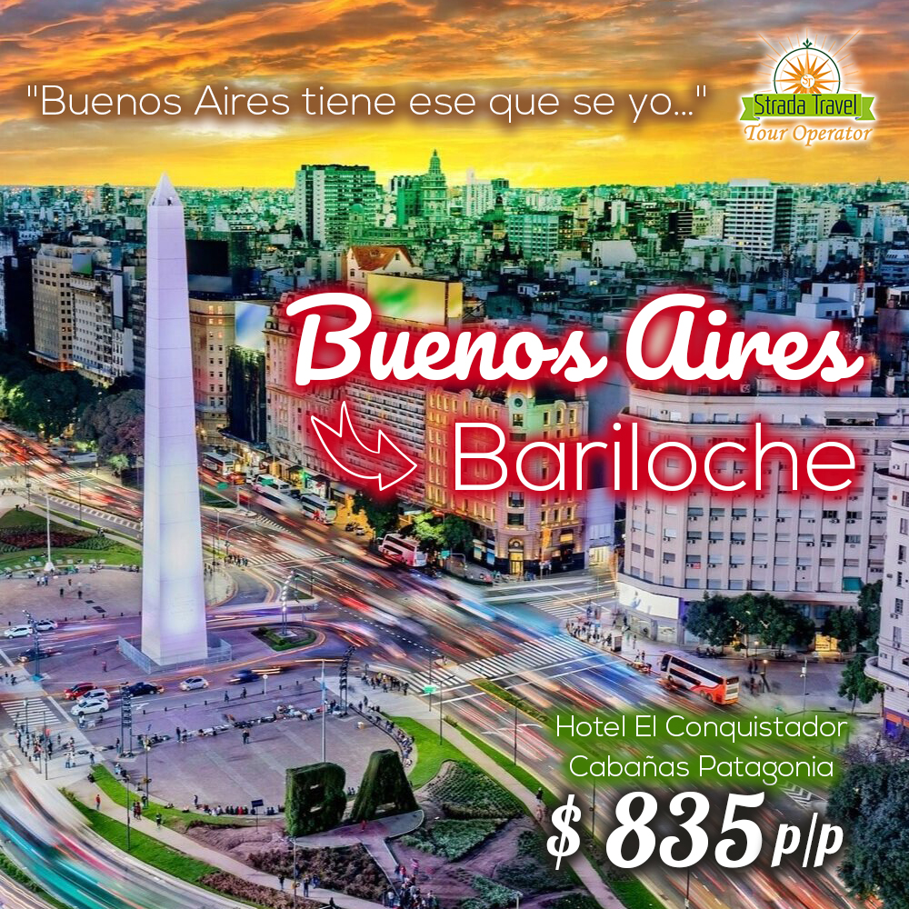 Trip Buenos Aires Bariloche a un Clip de Distancia