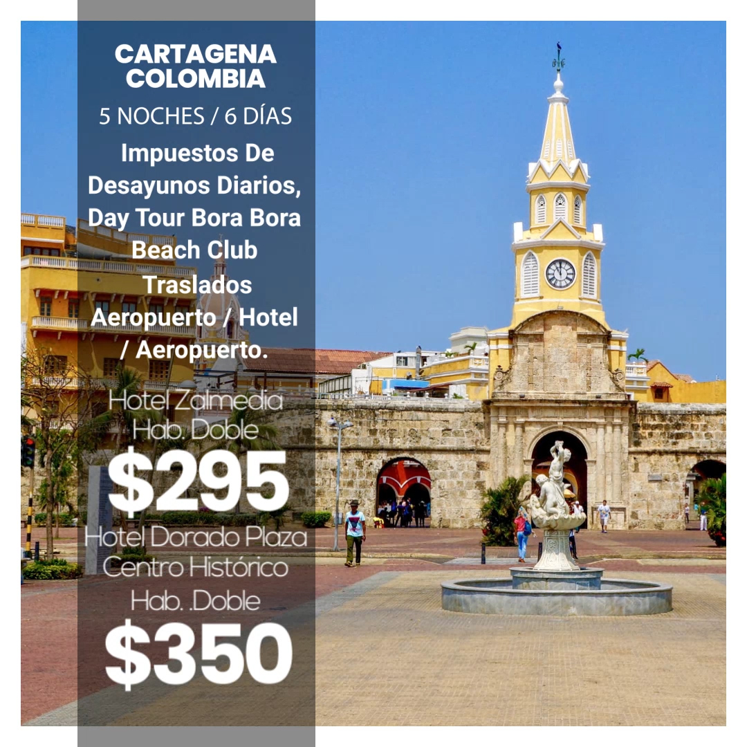 Vacaciones en Cartagena Colombia en 2022